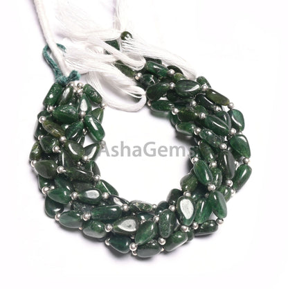 Beautiful Green Mica Smooth Pears Shape Gemstone Beads,9" Natural Mica Margaj Handmade teardrop Straight Drill bead Jewelry Handicrafts SALE