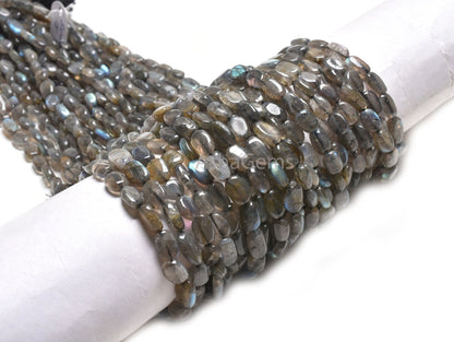 Natural Fire Labradorite Smooth Nugget Shape Beads, Flashy Labradorite Plain Tumble Handmade Gemstone Beads, Labradorite Bead Jewelry Crafts