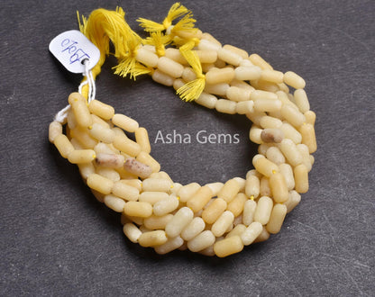 Beautiful Aventurine Smooth Cylinder Shape Beads,9" Aventurine mat Finish Plain Handmade Fancy Pipe Straight Drill Gemstone Bead SALE
