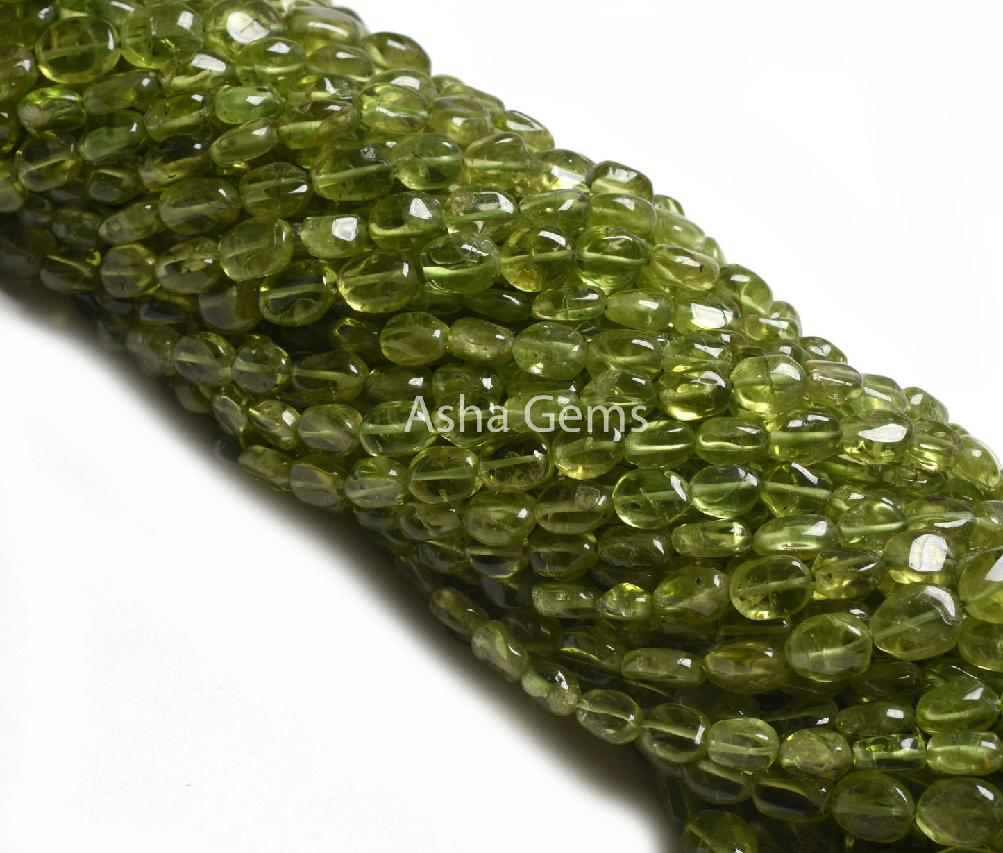 Natural Peridot Smooth Oval Gemstone Beads, Fine Green Peridot Plain Handmade Oval Beads Straight Drill Peridot Bead Jewelry Handicraft SALE