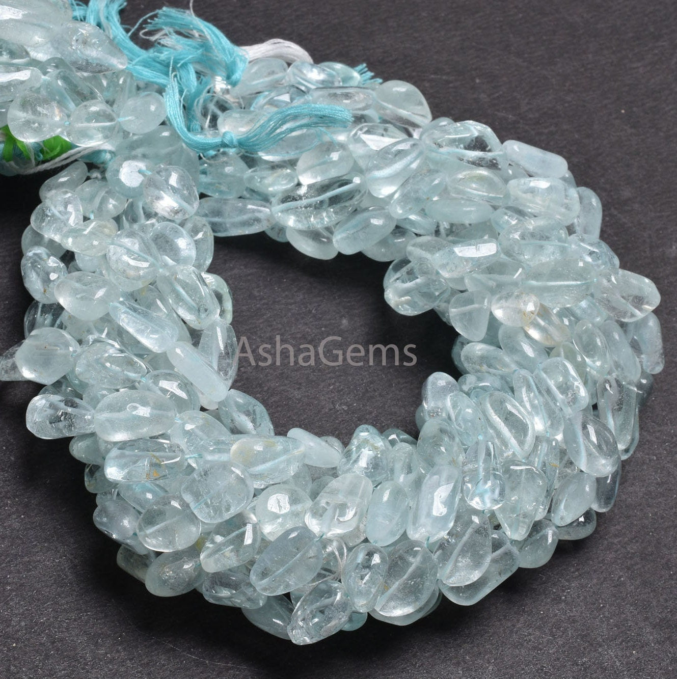 Rare Blue Topaz Smooth Nugget Shape Beads,12.5"Strand Natural Topaz Handmade Uneven Tumble Straight Drill Loose Gemstone Topaz Bead Jewelry (AG 22128)