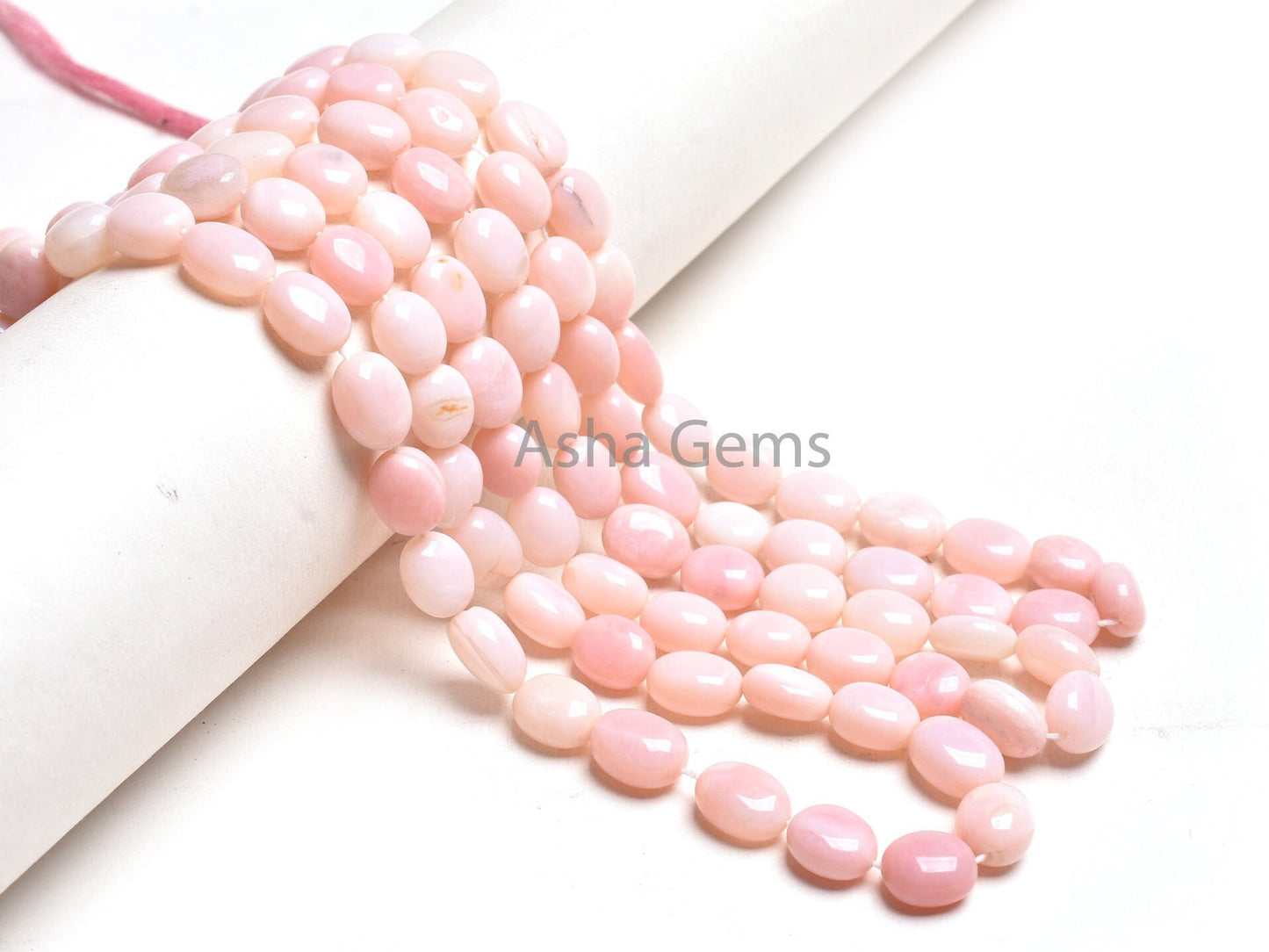 Beautiful Pink Opal Handmade Nugget Gemstone Beads, Shaded Pink Opal Beads,8/16"Fine Opal Smooth Uneven Oval Nugget Beads Jewelry Craft SALE