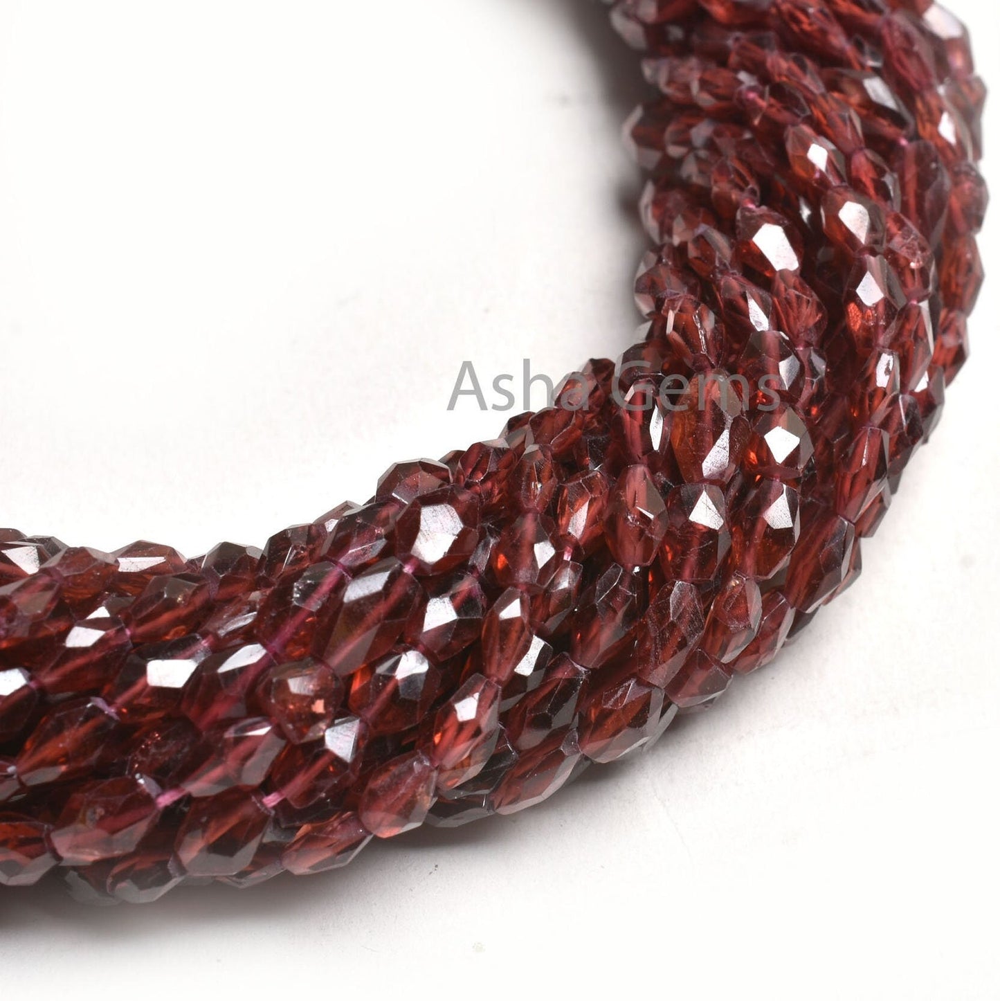 Natural Garnet faceted Oval Shape Gemstone Loose beads,15" Pink Garnet Oval Briolette Indian Cut Handmade Straight Drill Garnet bead Jewelry