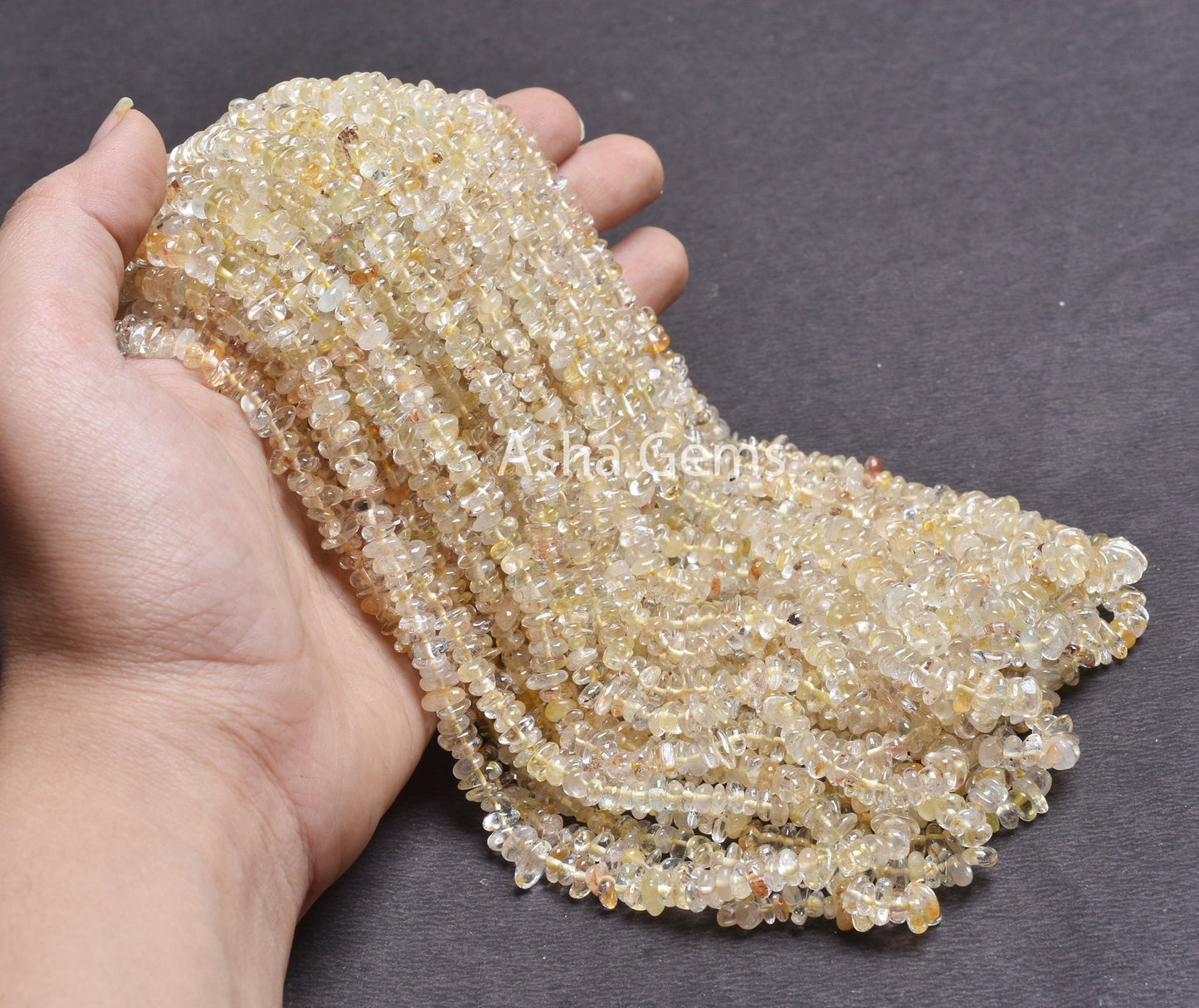 Beautiful Yellow Topaz Smooth Uncut Chip Gemstone Beads,9/18" Strand Golden Topaz Raw Rough Polish Beads, Topaz far Uneven Chip Bead Jewelry