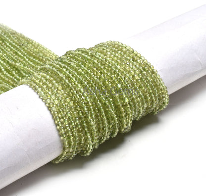 AAA Green Peridot Smooth Round Shape Gemstone Beads,12" Strand Natural Peridot Beads, Peridot Plain Round Ball Beads Jewelry Handicraft SALE