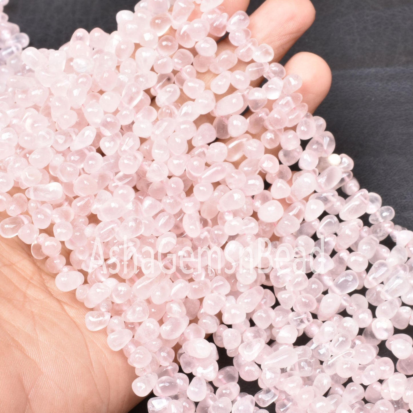 Beautiful Pink Rose Quartz Smooth Drops Shape Beads, Natural Rose Quartz Plain Handmade Teardrop Gemstone Beads, Rose quartz Beads Jewelry