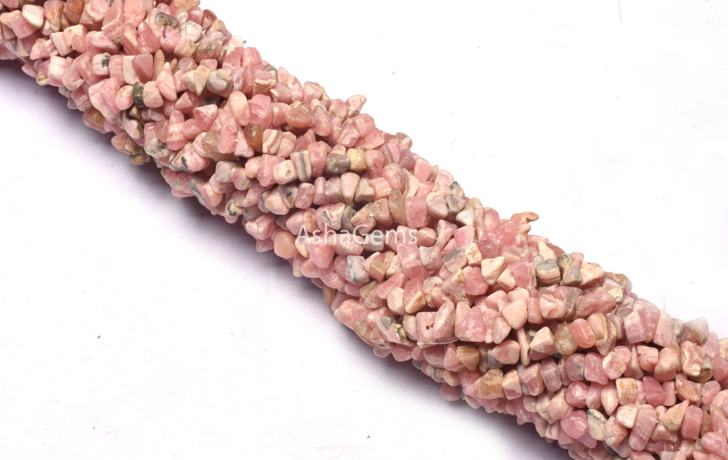 34" Strand Natural Rhodochrosite Uncut Chip Gemstone Beads, Pink Rhodochrosite Raw Rough Smooth Nugget Bead, Rhodochrosite Bead Jewelry SALE