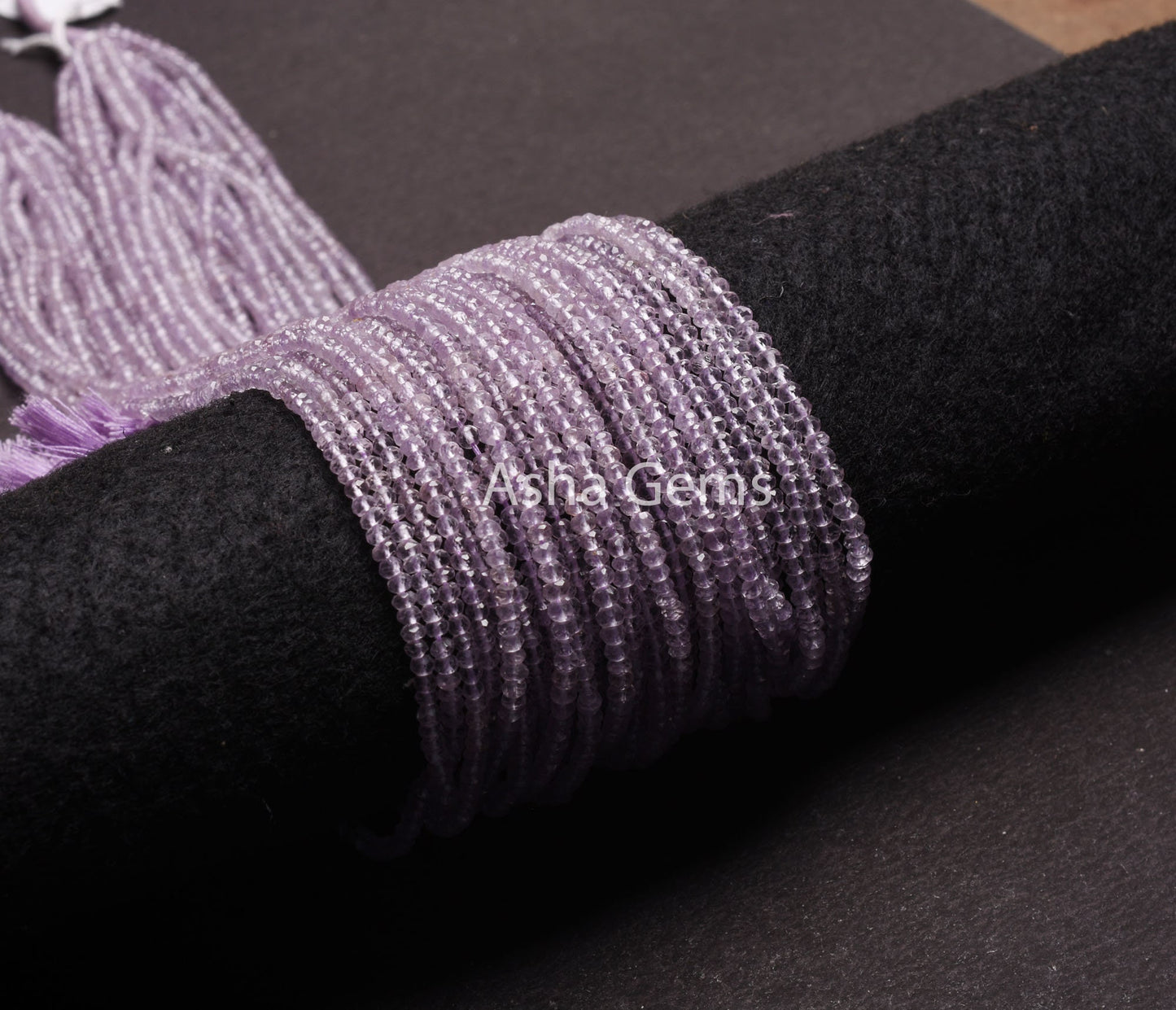 Natural Pink Amethyst Micro Cut Rondelle Faceted Gemstone Beads 3 mm AAA Quality 13" Strand Pink Amethyst,Indian Cut Faceted Bead Craft SALE