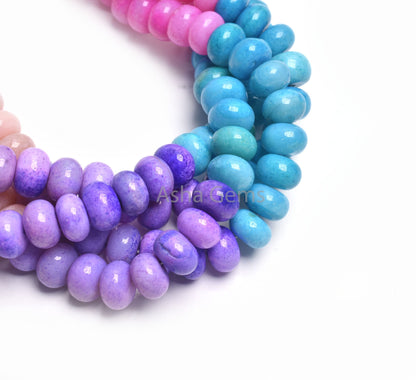 10mm Multi Color Opal Smooth Rondelle Beads,16" Strand Shaded Disco Opal Plain handmade Bead, AAA Mix Color Opal Gemstone Beads Jewelry SALE