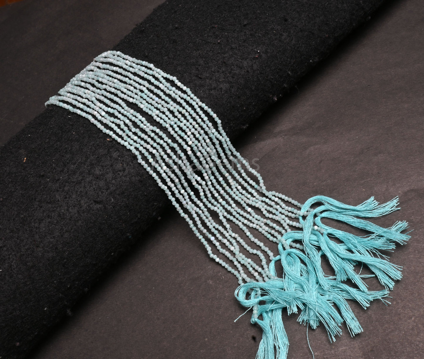 Beautiful Amazonite Micro Cut faceted Gemstone Tiny Beads,2.2 mm Light Blue Amazonite Micro Cut Rondelle Peru Amazonite Beads Jewelry making