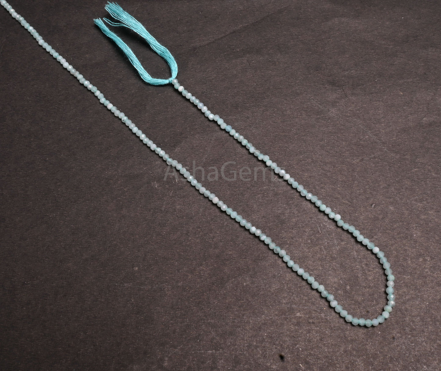 Beautiful Amazonite Micro Cut faceted Gemstone Tiny Beads,2.2 mm Light Blue Amazonite Micro Cut Rondelle Peru Amazonite Beads Jewelry making