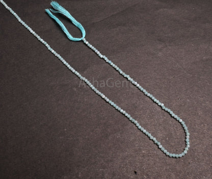 Beautiful Amazonite Micro Cut faceted Gemstone Tiny Beads,2.2 mm Light Blue Amazonite Micro Cut Rondelle Peru Amazonite Beads Jewelry making