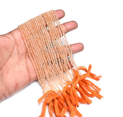 13" Strand Beautiful Citrine Indian machine Cut Rondelle Faceted Gemstone Beads, Fine natural Yellow Citrine faceted Bead Jewelry Craft SALE