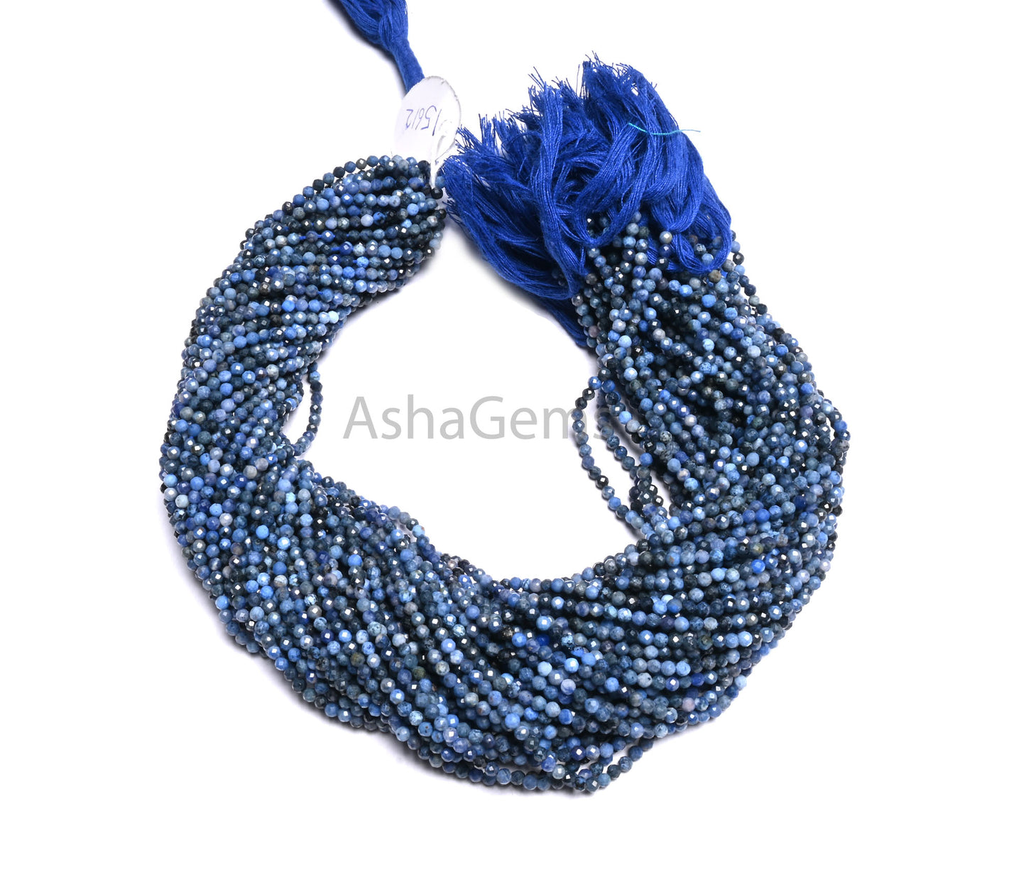 2.75 mm Fine Shaded Blue Sodalite Faceted Rondelle Shape Gemstone Loose Beads, Natural Sodalite Micro Machine Cut Sodalite Bead Jewelry SALE