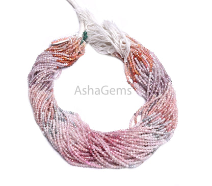 Amazing genuine Multi Spinel Micro Cut Rondelle Gemstone Loose Beads,2.4mm Natural Spinel Tiny Machine Cut Faceted Spinal Bead Jewelry Craft
