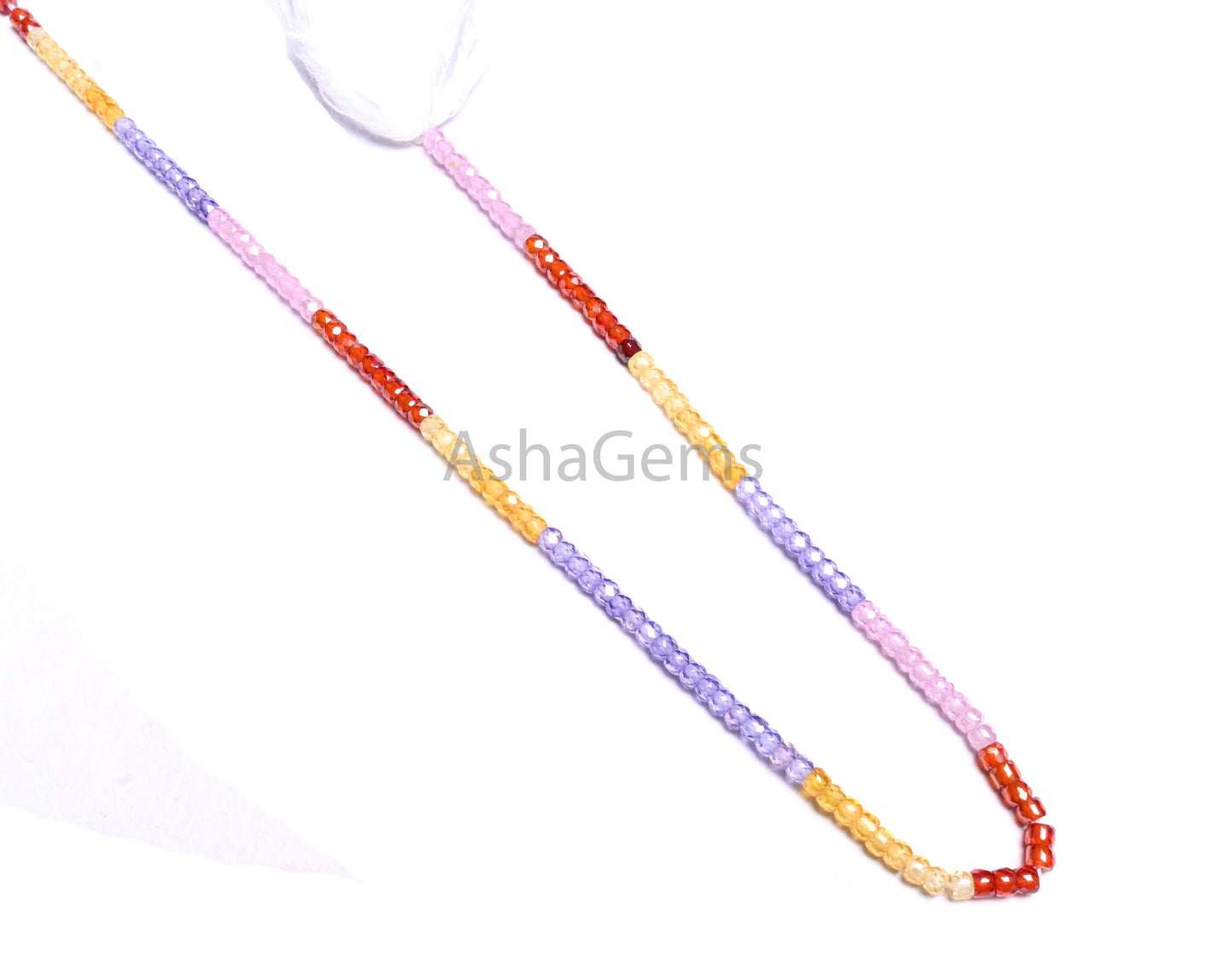 3-3.2 mm Beautiful Zircon Multi Color Rondelle Shape faceted Gemstone Beads,13" AAA Multi Zircon Micro machine cut cubic Zircon Bead Jewelry