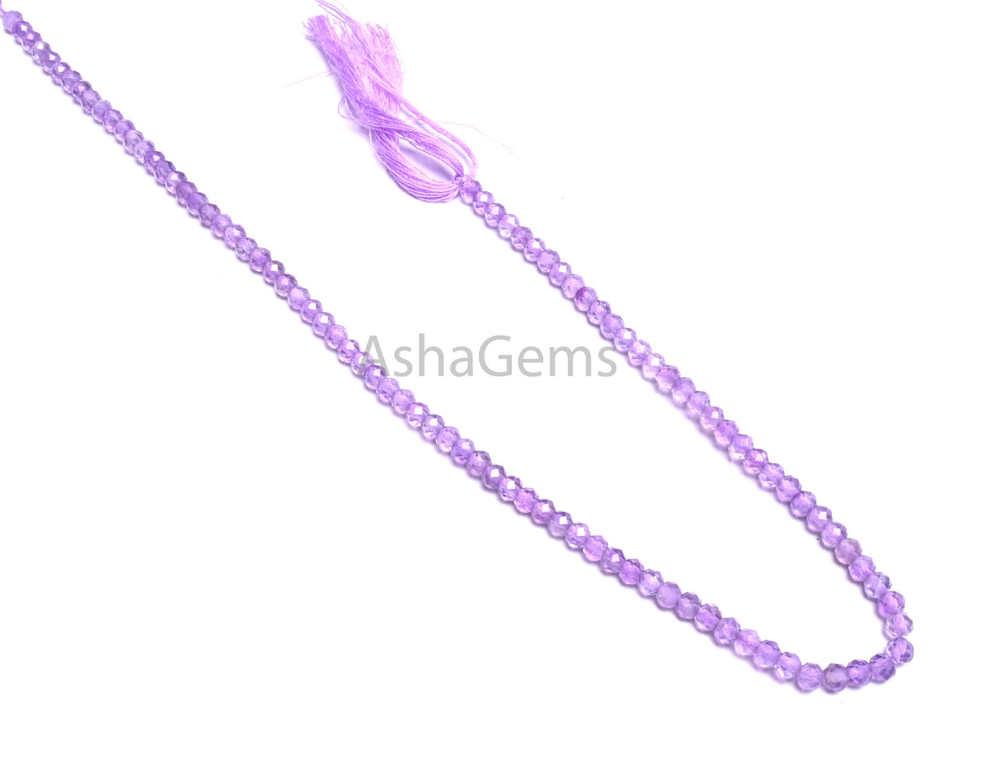 Natural Pink Amethyst Micro Cut faceted Rondelle Gemstone Loose Beads, 13" AAA+ Quality Pink Amethyst Machine Cut Bead jewelry Necklace SALE