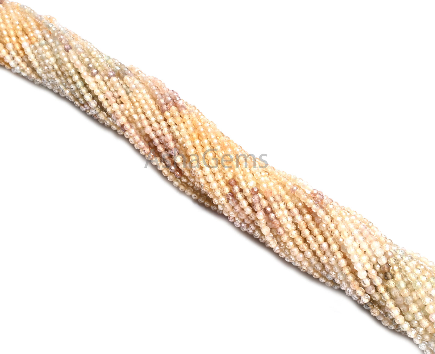 AAA Quality Real Yellow Zircon Micro Cut Rondelle Beads,2.2 mm Natural Multi Shaded Yellow Zircon Tiny Faceted Gemstone Zircon Beads Jewelry