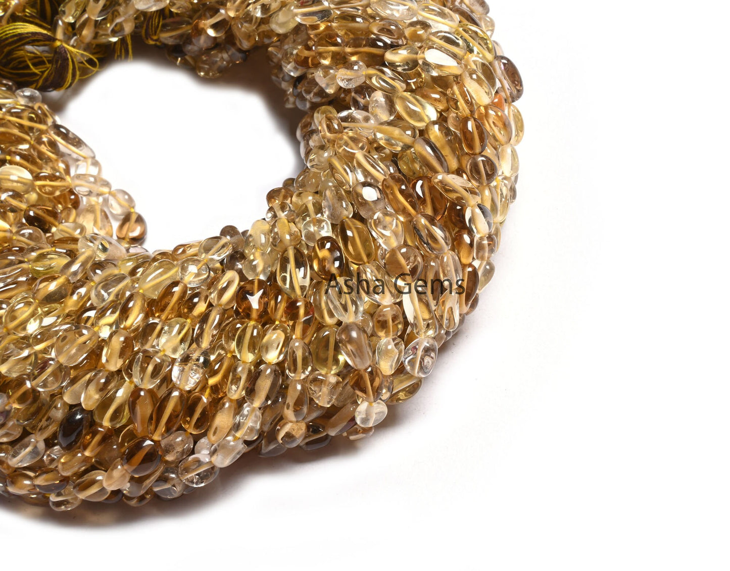 Beautiful Bio Lemon Quartz Nugget Shape Smooth Gemstone Beads,4.5-8mm Natural Bio Lemon Tiny Nugget Uneven Beads, Lemon pebble Beads Jewelry (AG 22258)