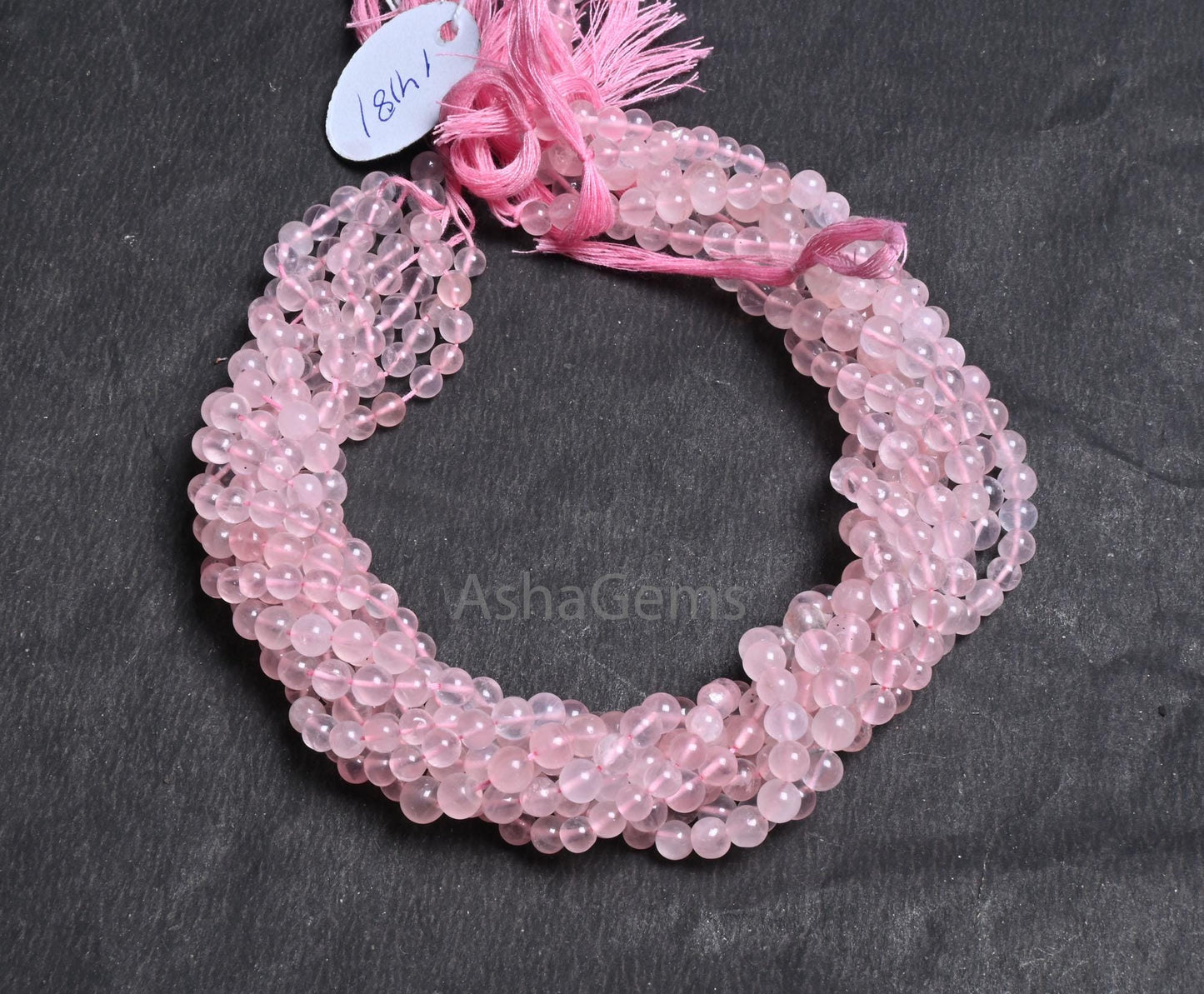 13"Strand Stunning Rose Quartz Smooth Round Shape Gemstone Beads, Fine Pink Rose Quartz Plain Round Ball Pink Quartz Bead Jewelry Craft SALE