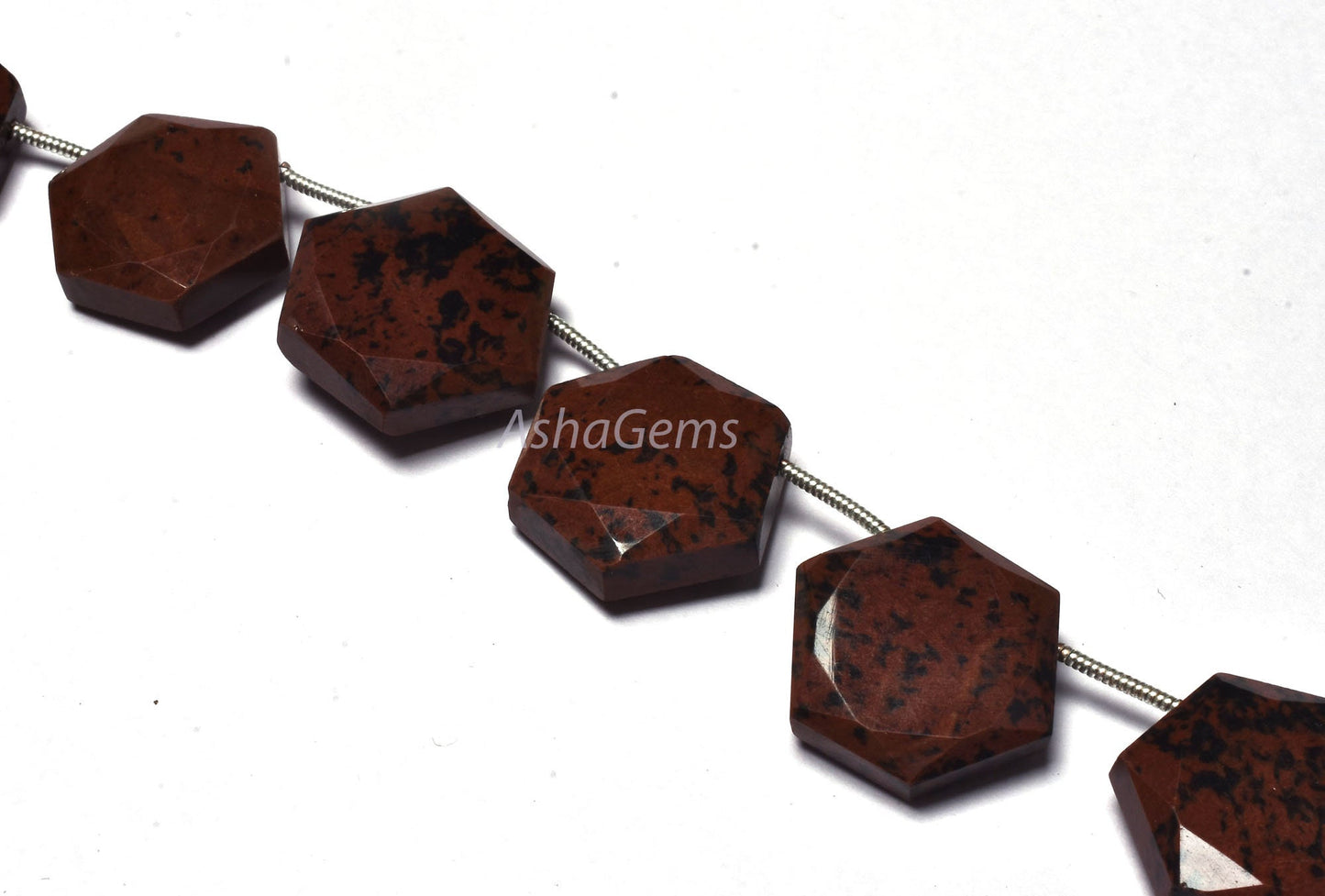 Natural Red Jasper Faceted Hexagon Shape Gemstone Beads,8" Strand jasper beads,10 Piece Strand red Jasper fancy Flat Hexagon Briolette Beads