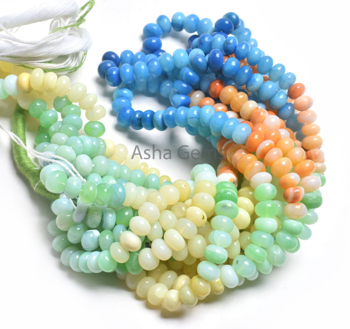 Beautiful Rainbow color Shaded Opal Rondelle Gemstone Beads, AAA Quality Multi Color Disco Opal Plain handmade Beads Opal Jewelry Craft SALE