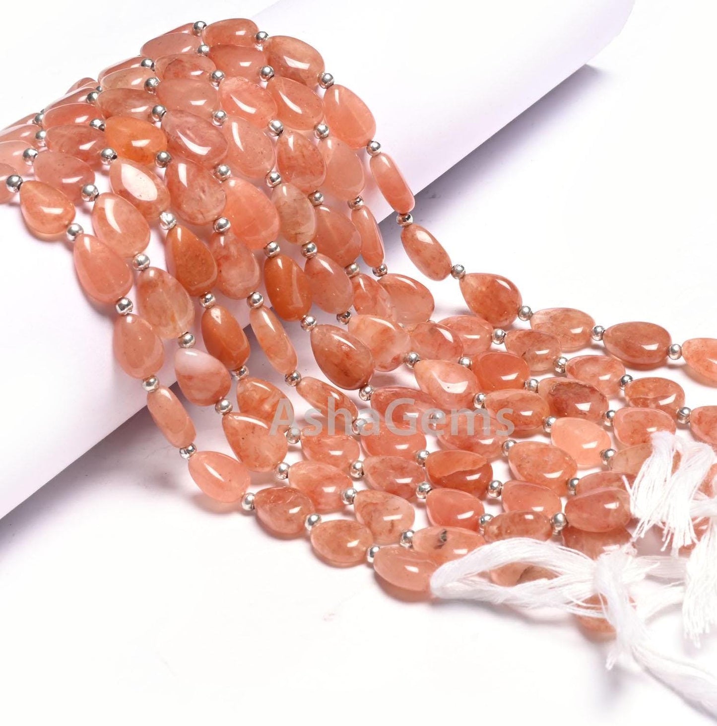 9" Fine Quality Pink Quartz Pear Shape handmade Beads, Pink Quartz Fancy Teardrop Smooth Gemstone Straight Drill Beads Jewelry making Crafts