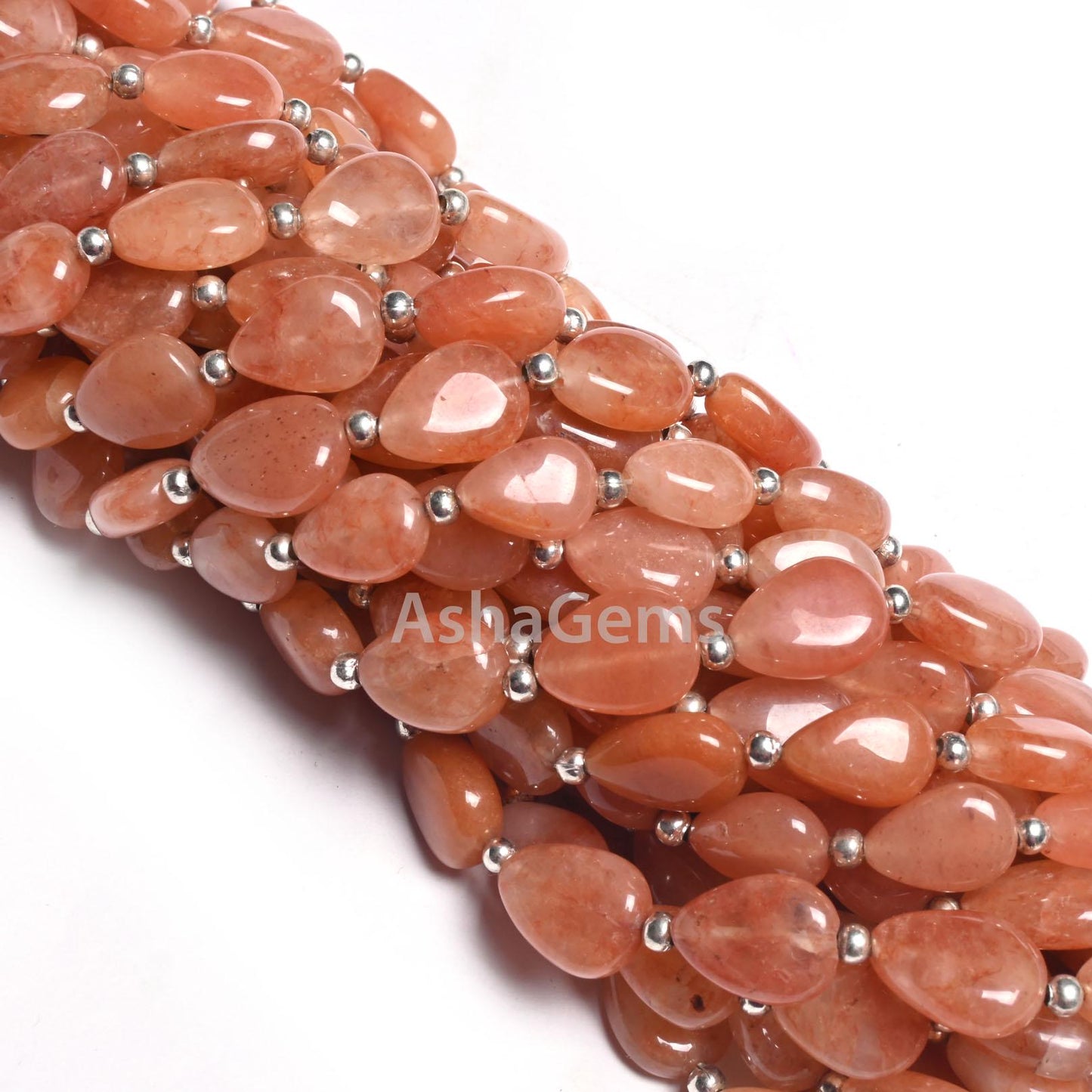 9" Fine Quality Pink Quartz Pear Shape handmade Beads, Pink Quartz Fancy Teardrop Smooth Gemstone Straight Drill Beads Jewelry making Crafts