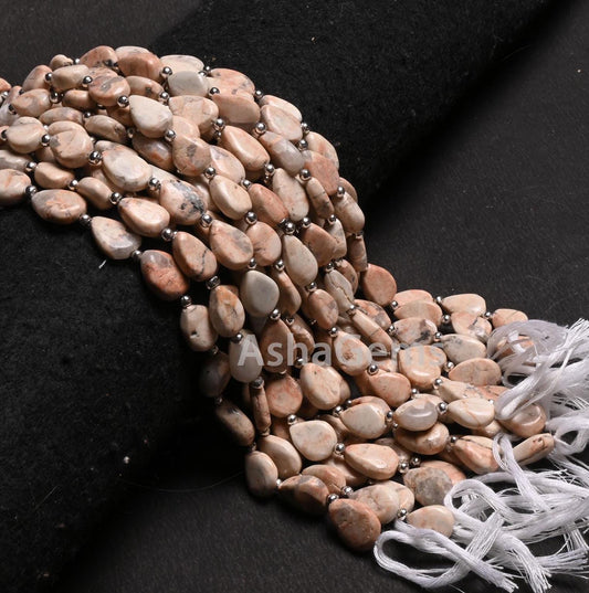 Beautiful Shaded Cream Grey Jasper Smooth Pears handmade Beads,9" Natural Jasper Teardrop Straight Drill Gemstone Beads Jewelry Making Craft