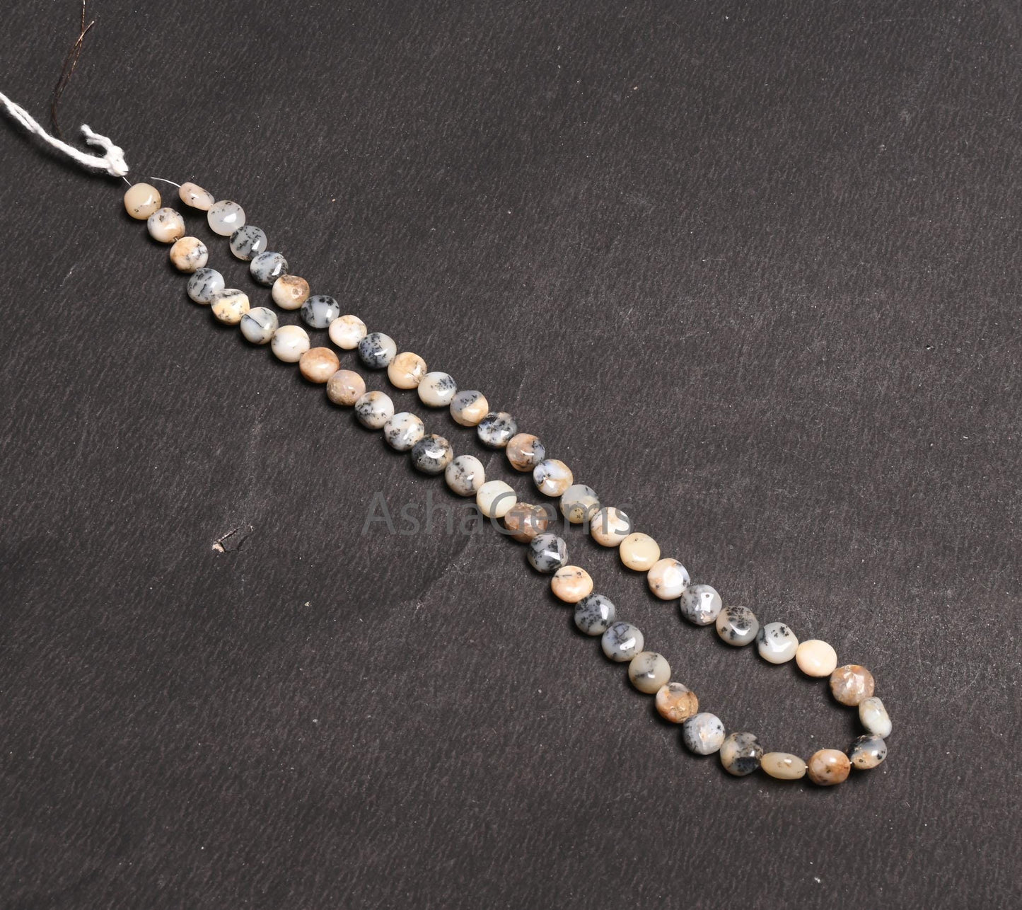 16"Strand Dendrite Opal Smooth Coin Shape Gemstone Beads, Natural Dendritic Opal Plain handmade Coin Bead, Fine Opal Bead Jewelry Craft SALE