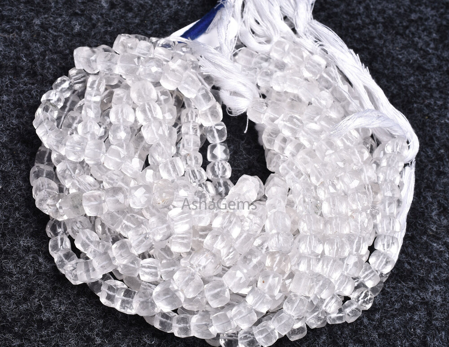 Natural Crystal quartz faceted 3D Cube Box Beads,9"Strand White Crystal beads Crystal faceted Cube Box Gemstone Bead For Jewelry Making SALE