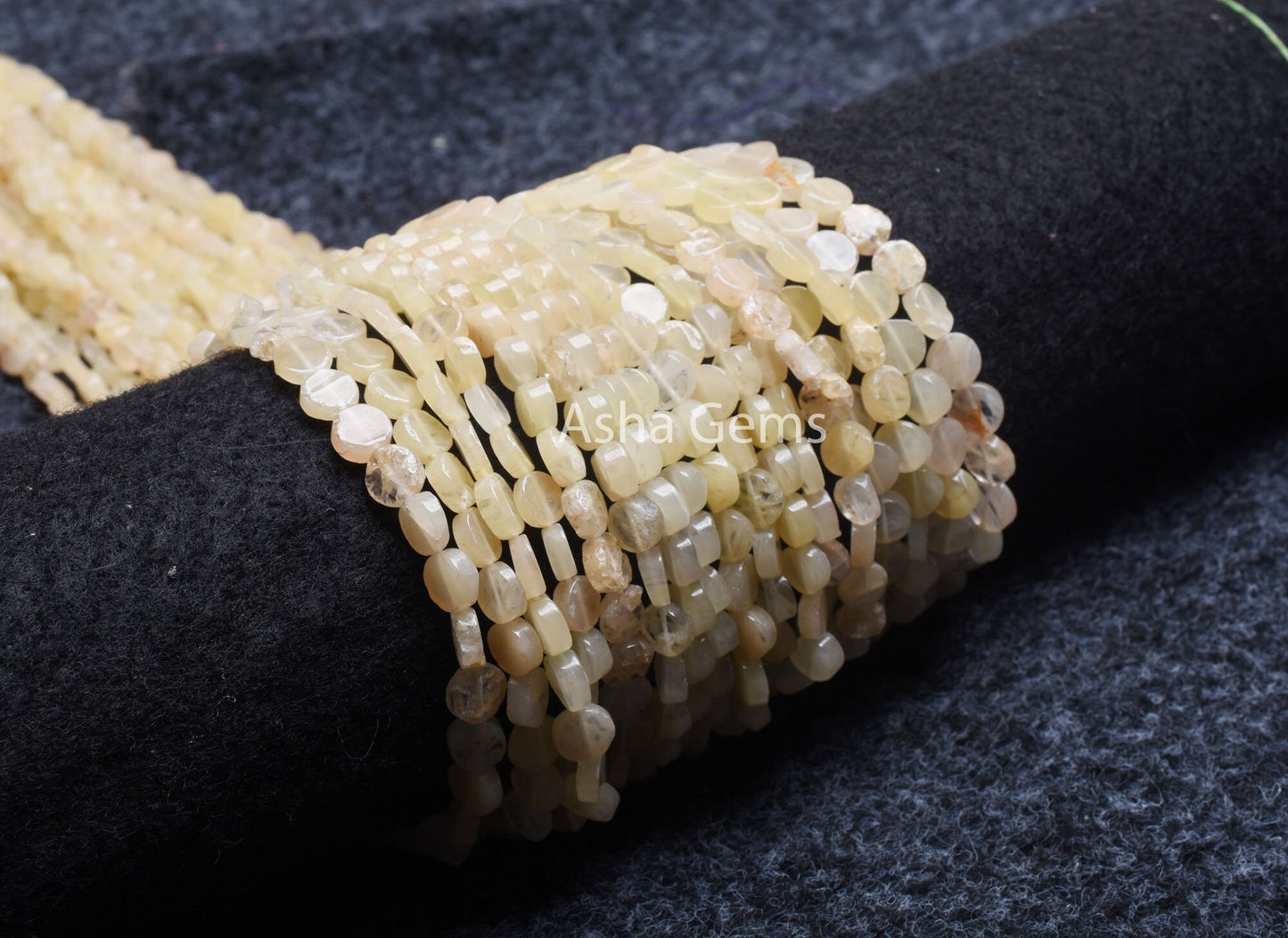 Beautiful Yellow Aventurine Smooth Coin Shape Gemstone Beads,Natural Aventurine Handmade uneven Coin Straight Drill Bead Jewelry Craft SALE