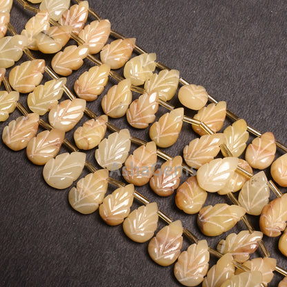 Fine Quality Yellow Opal Carving Pear shape beads,9" Shaded Yellow Opal Carved Teardrop Gemstone Fancy beads, Opal Carve beads jewelry Craft