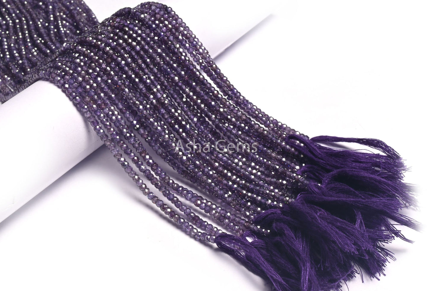 Beautiful Purple Zircon Micro Cut Beads,3mm Purple Blue Zircon Machine Cut Faceted Rondelle Beads,12.5" Cubic Zircon Bead Jewelry Craft SALE