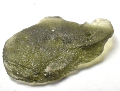 Genuine Moldavite Rough Gemstone, Natural Green Moldavite Raw Crystal, Meteorite. Tektites, 23.15 Carat Weight Moldavite Nugget For Jewelry