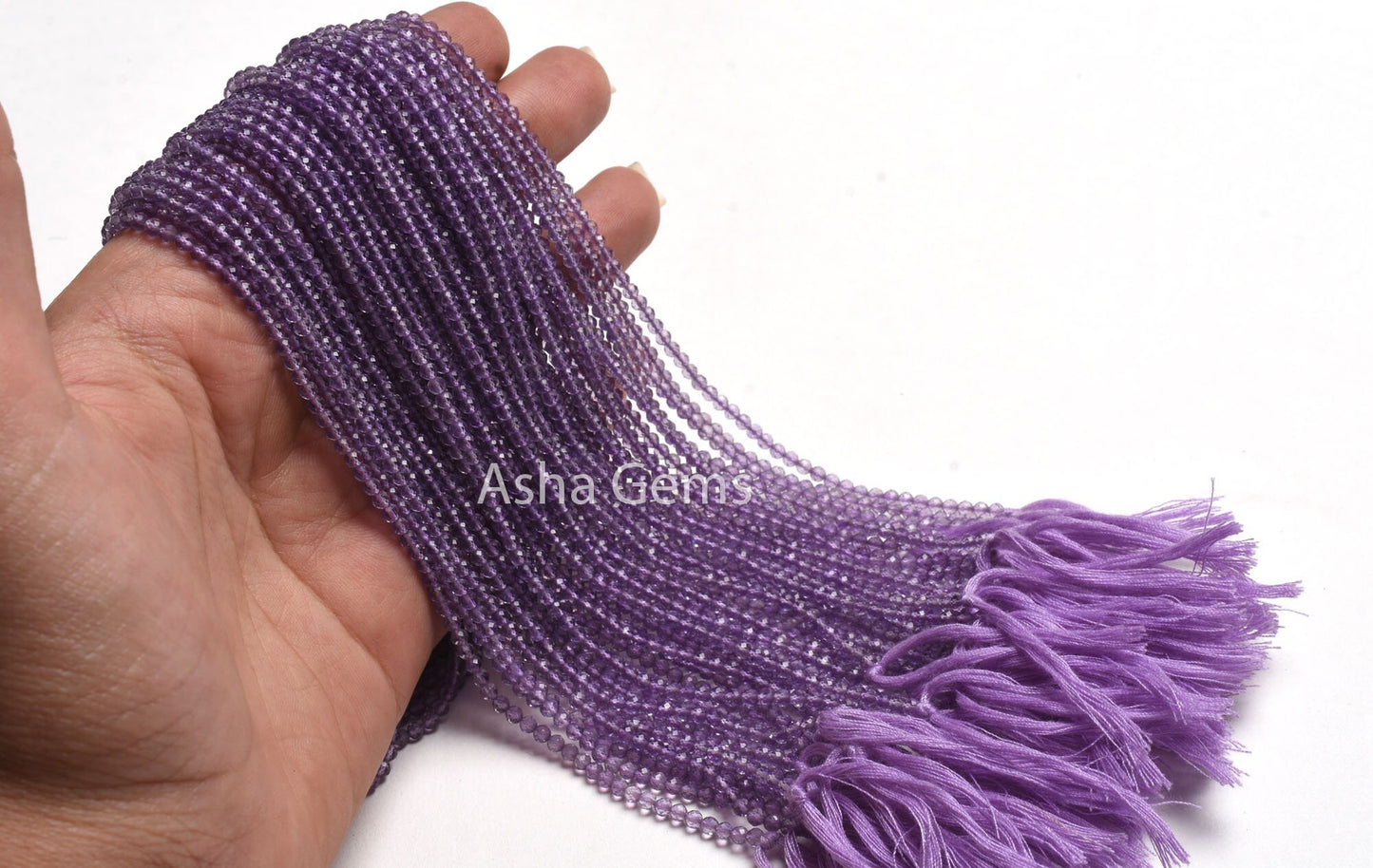 AAA Grade Pink Amethyst Faceted Gemstone Beads,2.7mm Natural Pink Amethyst Faceted Rondelle Shape Beads 13" Strand Amethyst Bead For Jewelry