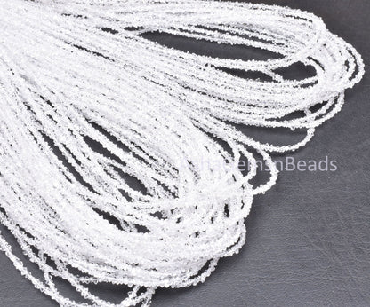 AAA Herkimer Diamond Nugget Shape Beads,16 inch, Natural White Diamond Quartz Polish Rough Faceted Beads,13 Carat Strand, Tiny Raw Bead SALE