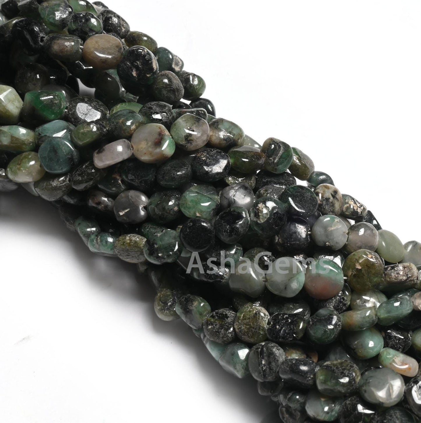 Natural Emerald Smooth Coin Shape Beads Gemstone Sakota Emerald Beads, Shaded Green Emerald Handmade Coin Straight Drill Beads Jewelry SALE