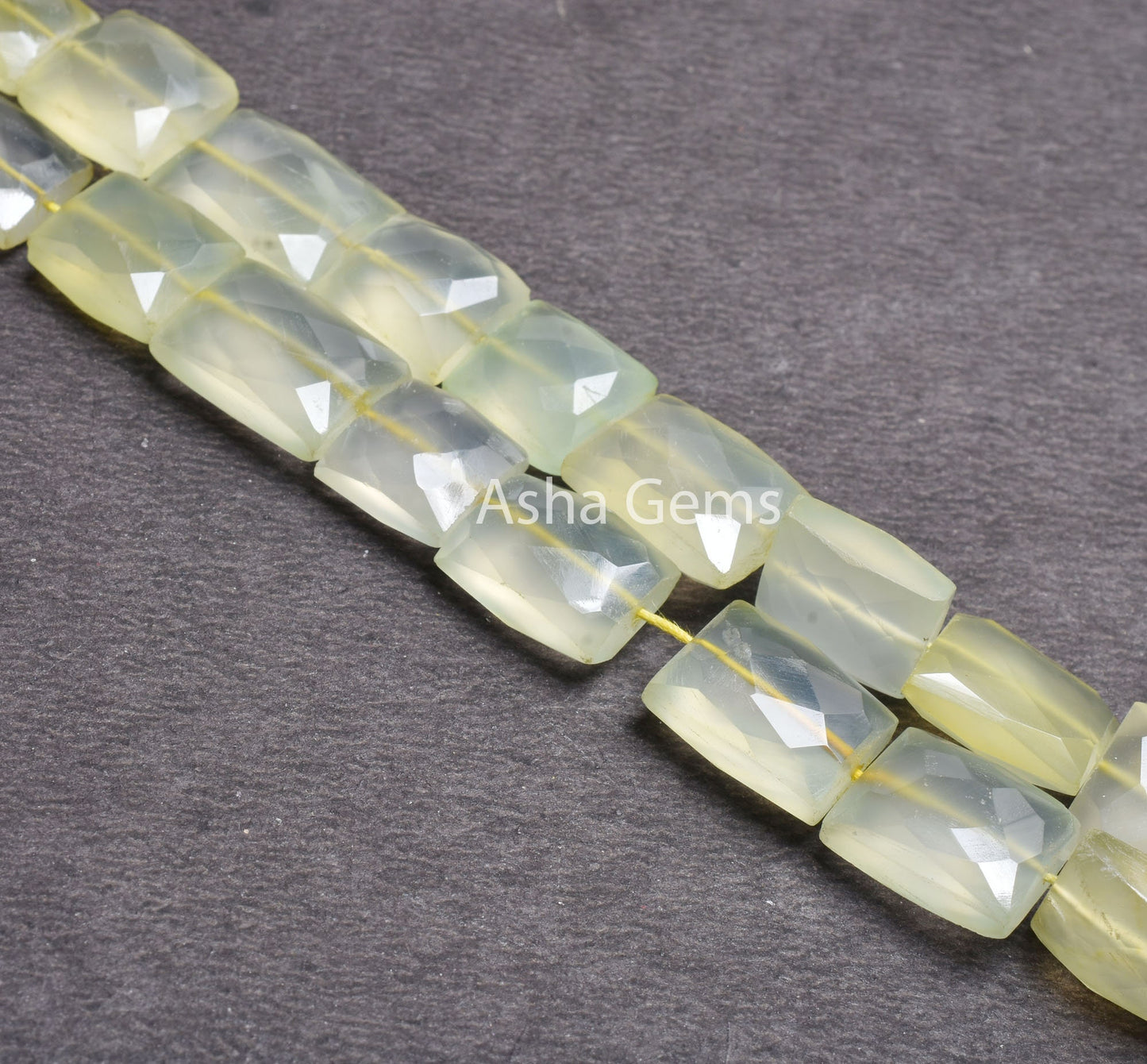 Beautiful Chalcedony Faceted Rectangle Gemstone Beads,11-16 mm Shaded Yellow Chalcedony Fancy Chiclet Straight Drill Handmade Beads Jewelry