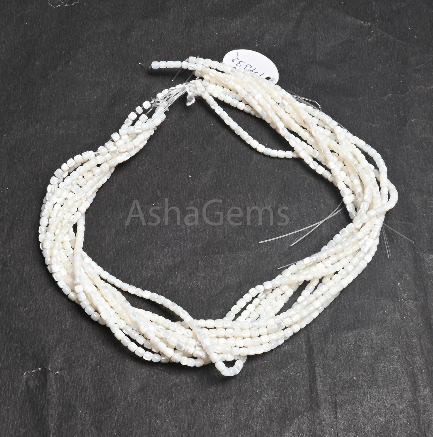 AAA Mother Of Pearl Fancy Barrel Shape Beads,3.5 mm Natural Iridescent White MOP Shell Drum Smooth Gemstone Loose MOP Spacer Beads Jewelry