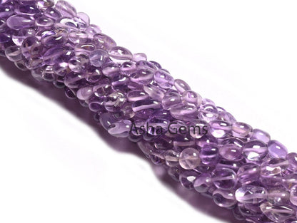 AAA Quality Pink Amethyst Tiny Nugget Gemstone Loose Bead,12" Strand Pink Amethyst Handmade Uneven Tumble Straight Drill Beads Jewelry Craft (AG 22280)