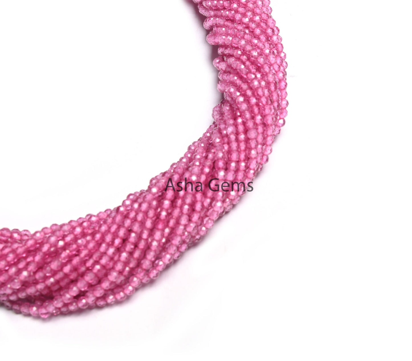 Rare Pink Coated Moonstone Micro Cut Faceted Tiny Gemstone Beads,2.2 mm Natural Moonstone Pink Coated Moonstone Machine Cut Rondelle Beads
