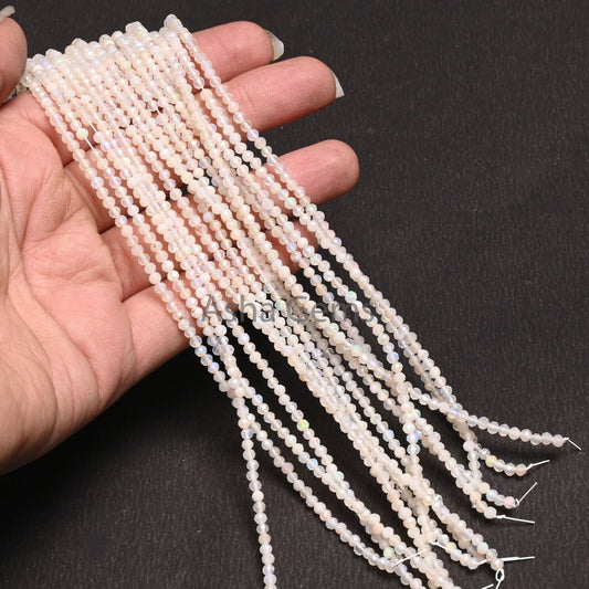 Fine Quality Ethiopian Opal Faceted Rondelle shape Beads,3 mm Natural Flashy Welo Fire Ethiopian Opal Gemstone Bead Opal Micro Cut Bead SALE