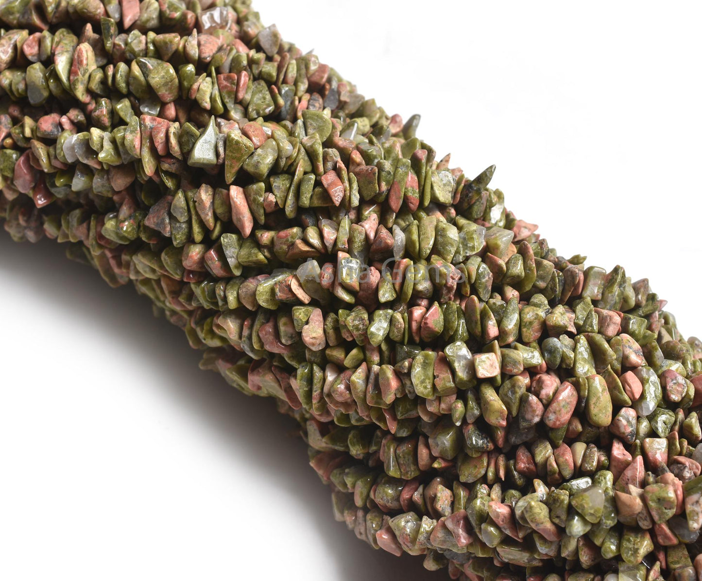 Natural Unakite Uncut Chips Smooth Beads Gemstone 34" Strand Unakite beads, Umakite Uneven Shape tiny raw rough bead For Jewelry making SALE