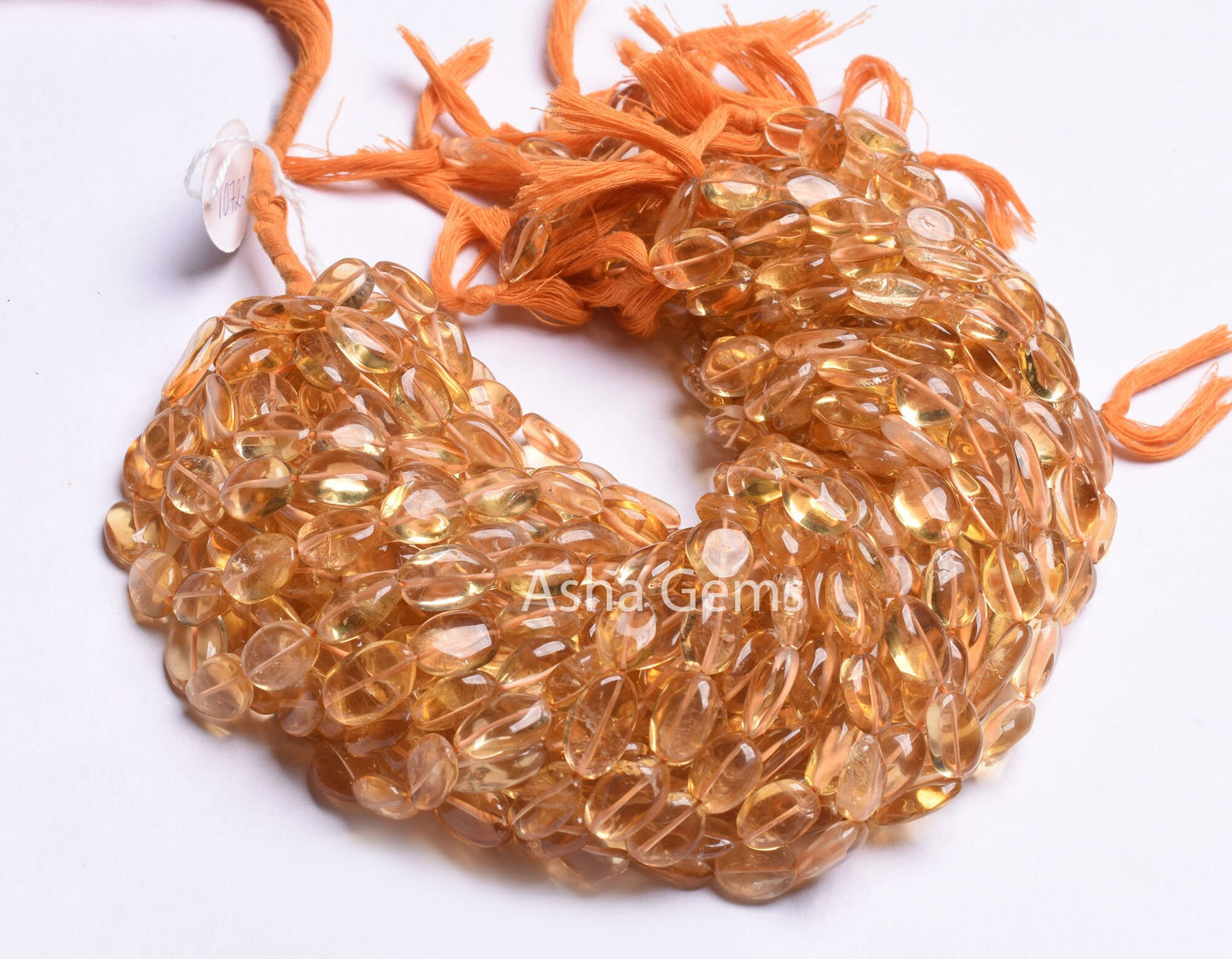 Fine Quality Natural Citrine Quartz Oval Shape Beads,13" Strand Yellow Citrine Handmade Uneven Oval Beads Gemstone Loose Bead Jewelry SALE