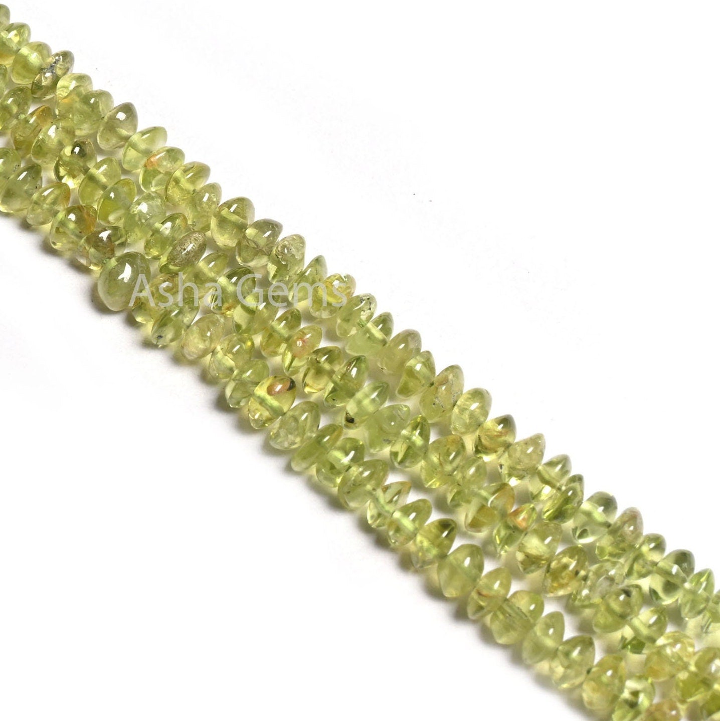 4.50 mm Peridot Smooth Handmade Button Shape Beads,13" Strand Natural Green Peridot Button Gemstone Loose Beads Jewelry making Crafts SALE