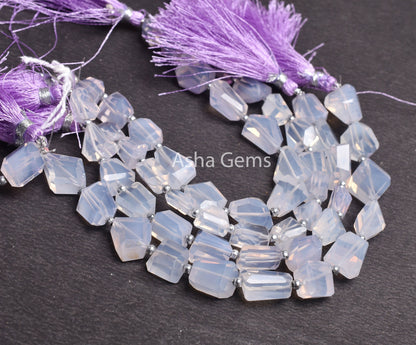 Fine Natural Lavender Quartz Faceted Nugget Shape Beads,6" Rare Purple Lavender Quartz Beads Gemstone faceted Nugget Bead Jewelry Craft SALE