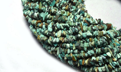 34" Strand Natural Tibetan Turquoise Uncut Chips Gemstone Beads, Smooth Raw Rough Nuggets Beads, fine Quality Turquoise bead Uncut Chip SALE