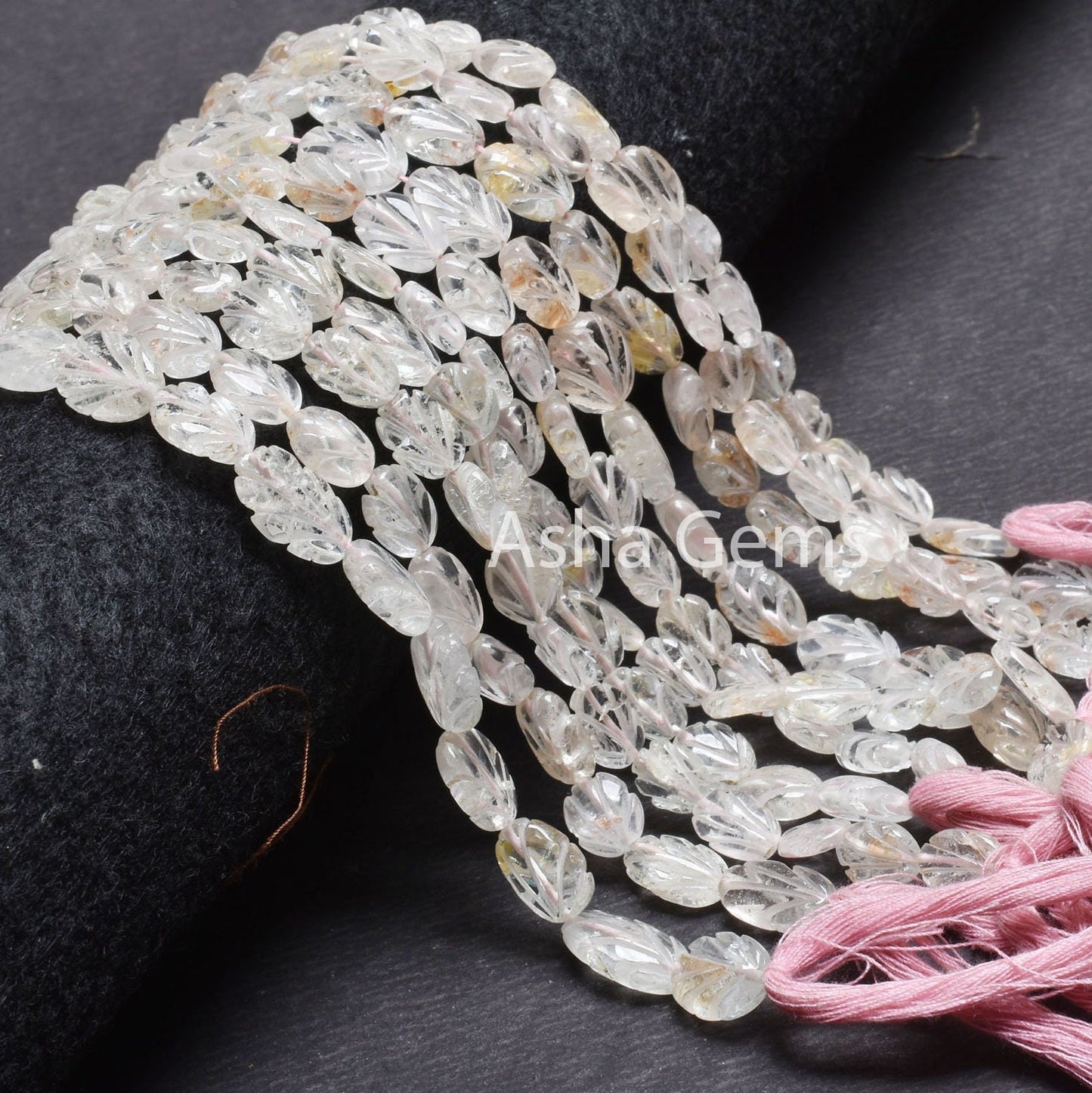 Natural Morganite Carving Oval Shape Gemstone Beads,13"Strand Pink Aquamarine Carved Oval Handmade Beads, Aquamarine Bead Jewelry Craft SALE