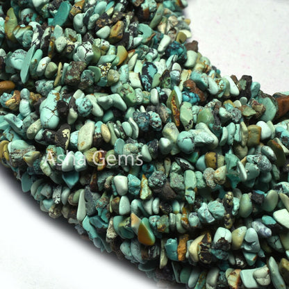34" Strand Natural Tibetan Turquoise Uncut Chips Gemstone Beads, Smooth Raw Rough Nuggets Beads, fine Quality Turquoise bead Uncut Chip SALE
